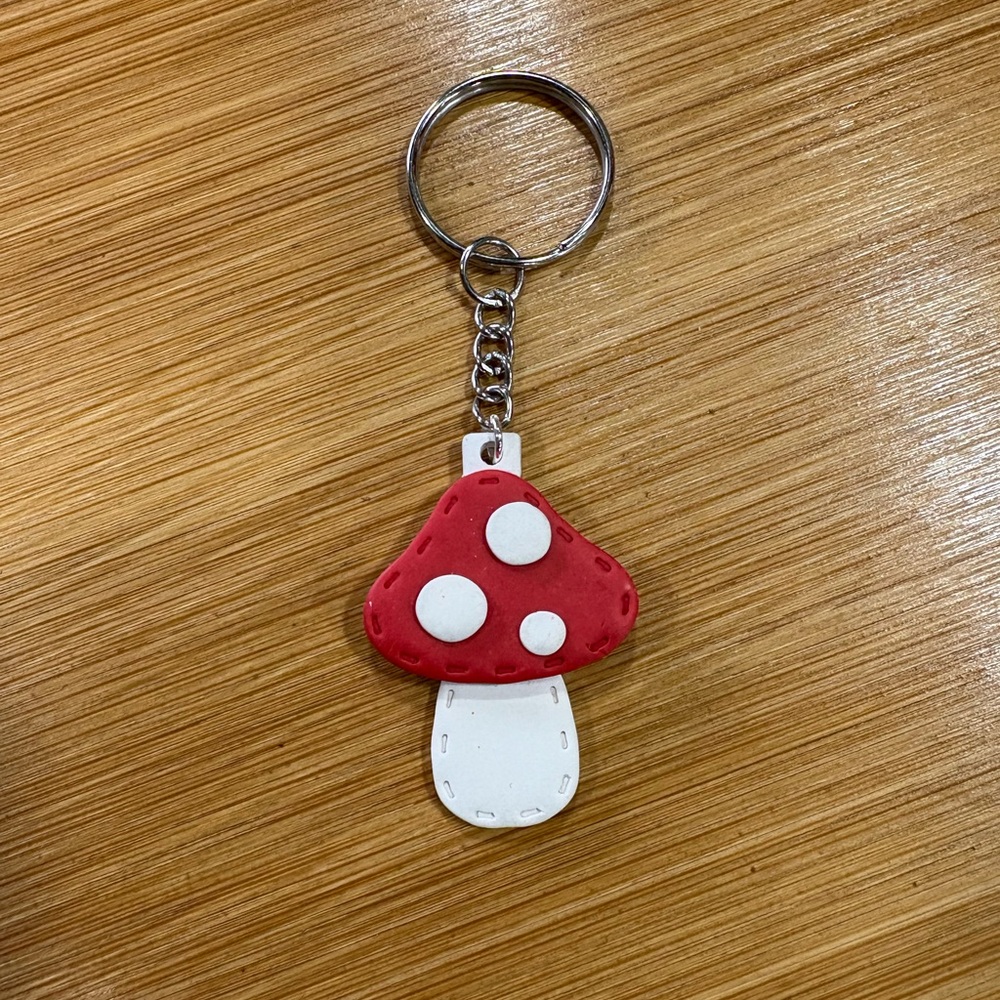 Handmade polymer clay keychain